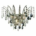 Elegant Lighting Royal Cut Clear Crystal Victoria 3-Light Crystal Wall Sconce 8033W16C/RC